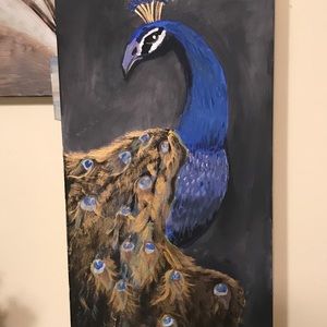 Peacock painting